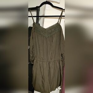 Olive Green Romper
